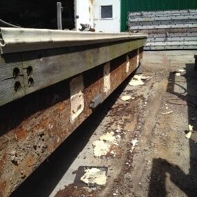 derecktor shipyards flotation foam filling docks